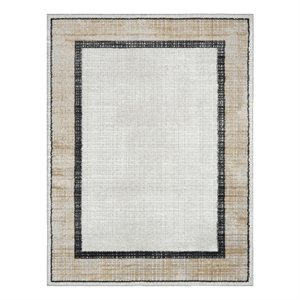 Nourison Home Dekor 5' x 7' Polyester Grey Charcoal Area Rug