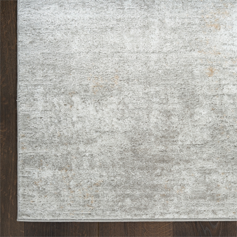Nourison Home Dekor 5' x 7' Polyester Grey Area Rug