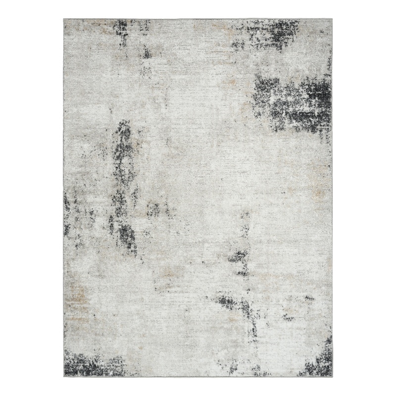 Nourison Home Dekor 5' x 7' Polyester Grey Charcoal Area Rug