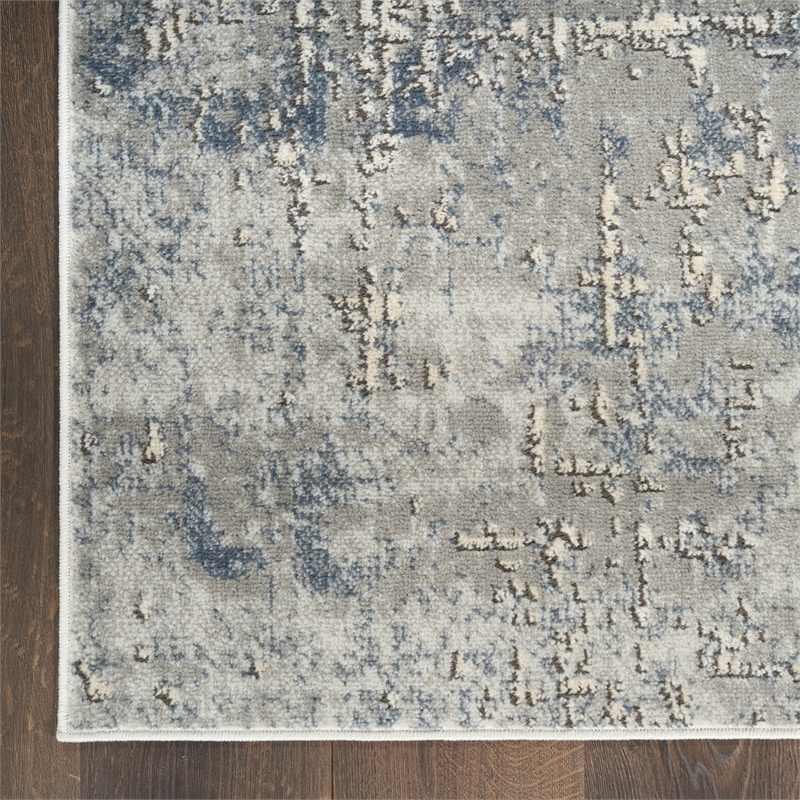 Nourison Home Concerto 6' x 9' Fabric Dark Grey Area Rug