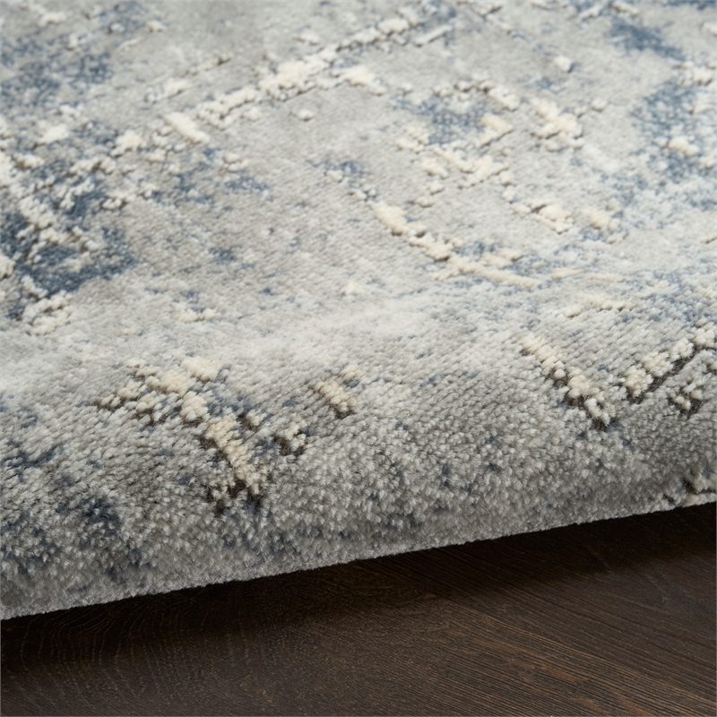 Nourison Home Concerto 6' x 9' Fabric Dark Grey Area Rug