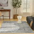 Nourison Home Concerto 6' x 9' Fabric Dark Grey Area Rug