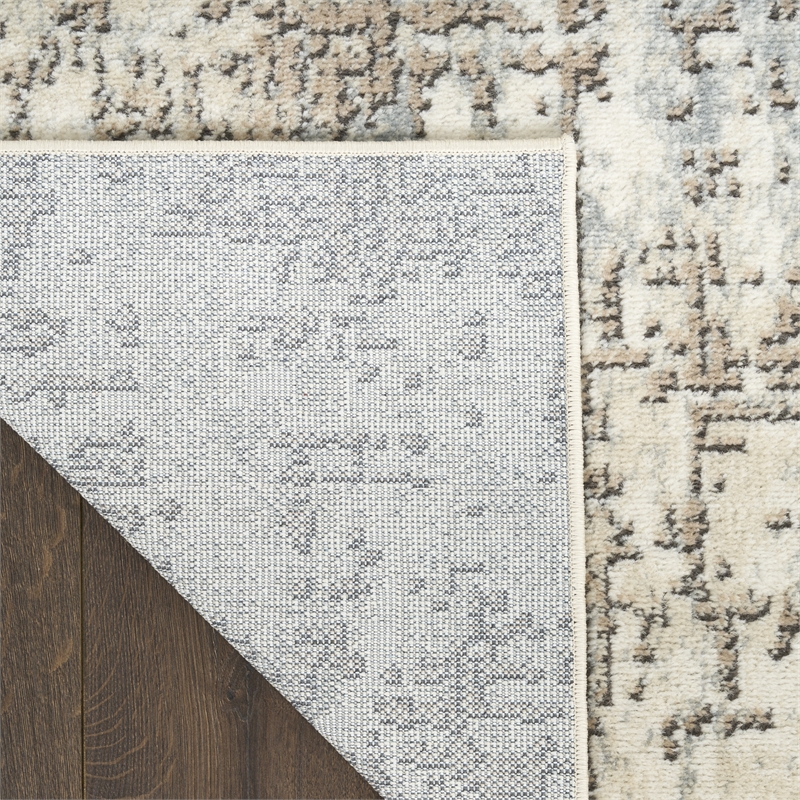 Nourison Home Concerto 8' x 10' Fabric Ivory Beige Area Rug