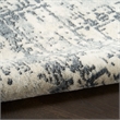 Nourison Home Concerto 6' x 9' Fabric Ivory Grey Area Rug