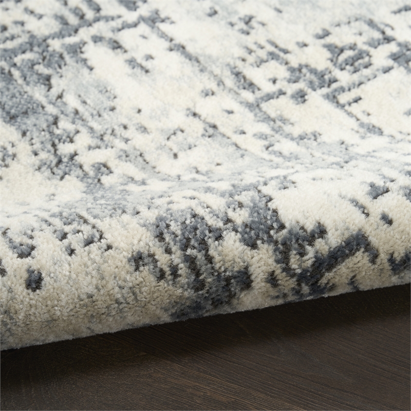 Nourison Home Concerto 8' x 10' Fabric Ivory Grey Area Rug