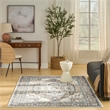 Nourison Home Concerto 6' x 9' Fabric Ivory Taupe Area Rug