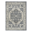 Nourison Home Concerto 6' x 9' Fabric Navy Ivory Area Rug