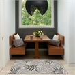 Nourison Home Garden Oasis 2' x 4' Fabric Grey Area Rug