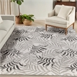 Nourison Home Garden Oasis 10' x 14' Fabric Grey Area Rug