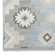 Nourison Home Copenhagen 8' x 10' Flatwoven Wool Ivory Blue Area Rug