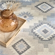Nourison Home Copenhagen 8' x 10' Flatwoven Wool Ivory Blue Area Rug