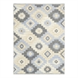 Nourison Home Copenhagen 8' x 10' Flatwoven Wool Ivory Navy Area Rug