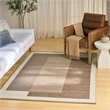 Nourison Home Copenhagen 8' x 10' Flatwoven Wool Ivory Mocha Area Rug