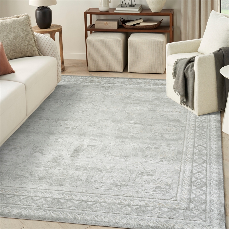Nourison Home Dekor 8' x 10' Polyester Grey Area Rug