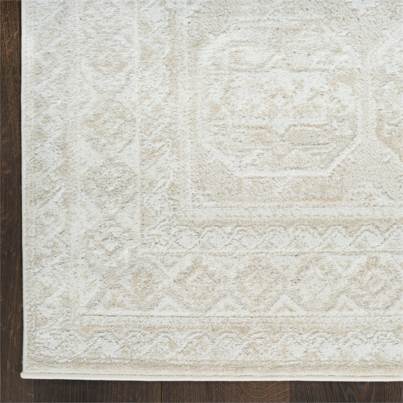 Nourison Home Dekor 8' x 10' Polyester Ivory Beige Area Rug