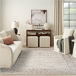 Nourison Home Dekor 8' x 10' Polyester Ivory Brown Area Rug