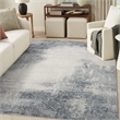 Nourison Home Dekor 8' x 10' Polyester Grey Navy Area Rug
