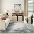 Nourison Home Dekor 8' x 10' Polyester Grey Navy Area Rug