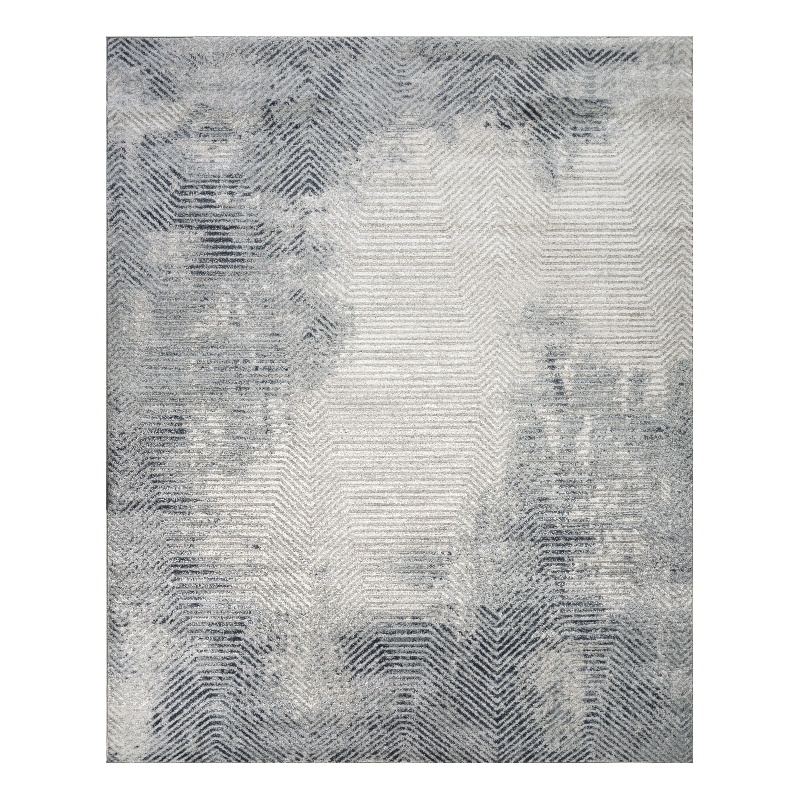 Nourison Home Dekor 8' x 10' Polyester Grey Navy Area Rug