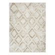 Nourison Home Dekor 5' x 7' Polyester Ivory Taupe Area Rug