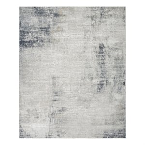 Nourison Home Dekor 8' x 10' Polyester Grey Navy Area Rug