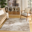 Nourison Home Dekor 5' x 7' Polyester Ivory Taupe Area Rug