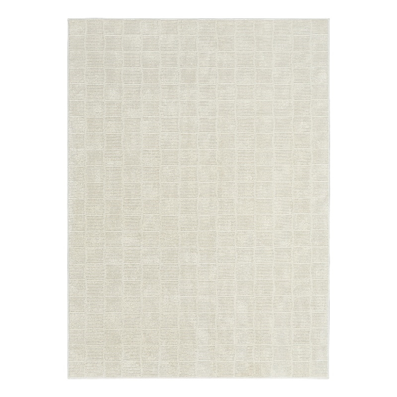 Nourison Home Renewed 7' x 9' Polyester Ivory Area Rug