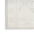 Nourison Home Renewed 8' x 10' Polyester Silver Ivory Area Rug