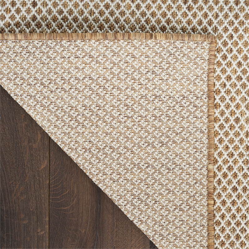 Nourison Home Courtyard 6' x 9' Jute Ivory Area Rug