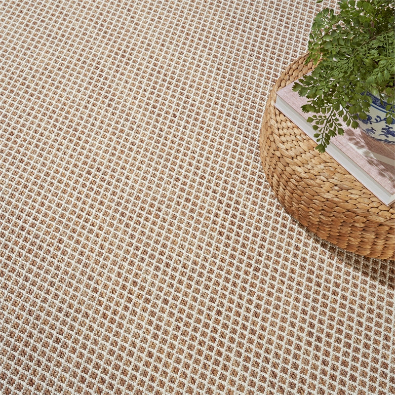 Nourison Home Courtyard 10' x14' Jute Ivory Area Rug