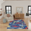 Nourison Home Imagination 7' x 9' PolyesterNavy Multicolor Area Rug