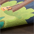Nourison Home Imagination 7' x 9' Polyester Navy Multicolor Area Rug