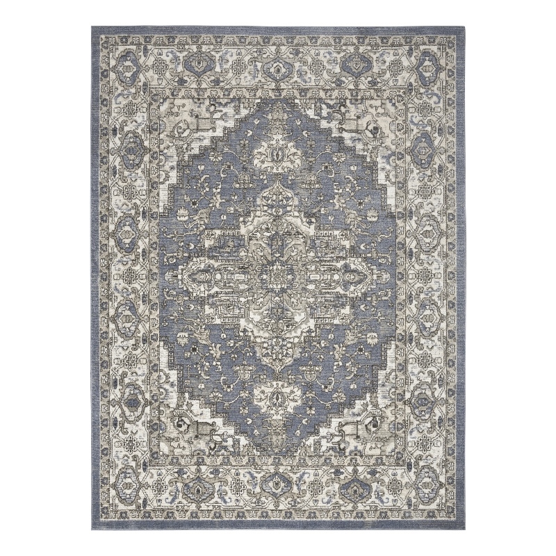 Nourison Home Concerto 7' x 10' Polyester Blue Area Rug
