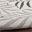 Nourison Home Garden Oasis 6' Runner Fabric Grey Area Rug