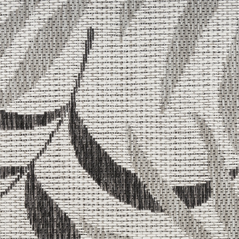 Nourison Home Garden Oasis 8' Runner Fabric Grey Area Rug