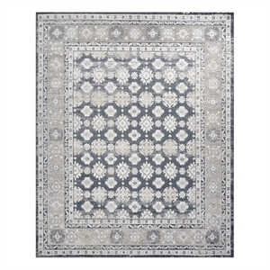 Nourison Home Dekor 8' x 10' Polyester Grey Navy Area Rug