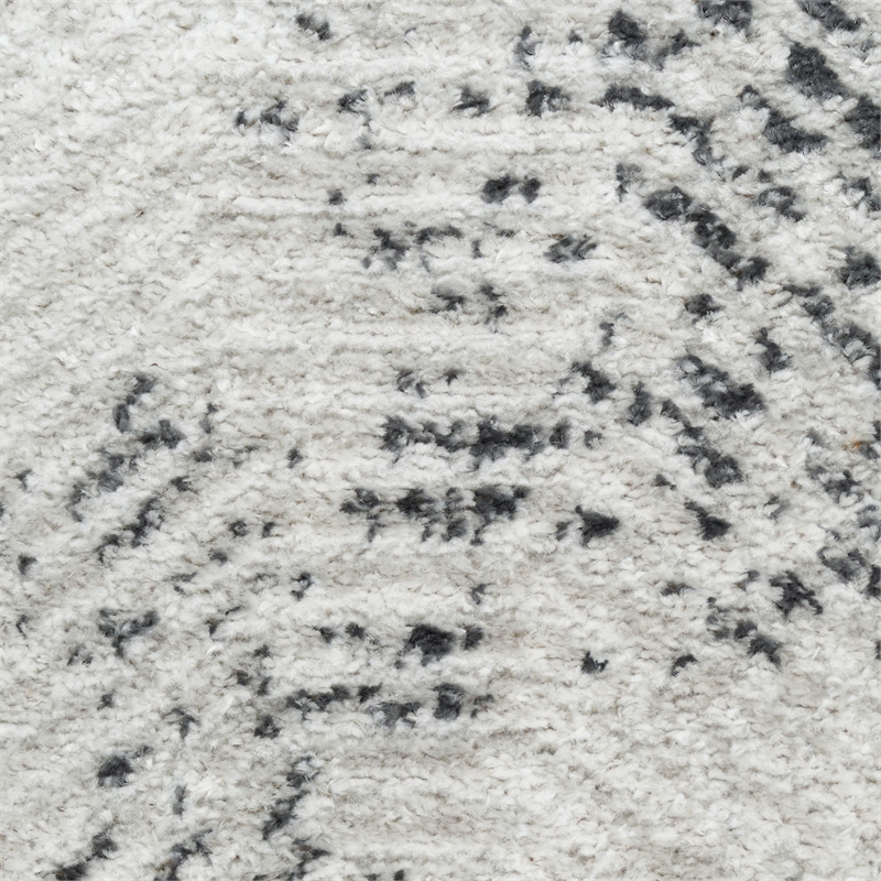 Nourison Home Dekor 8' x 10' Polyester Grey Charcoal Area Rug
