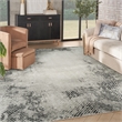 Nourison Home Dekor 8' x 10' Polyester Grey Charcoal Area Rug