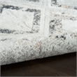 Nourison Home Dekor 8' x 10' Polyester Grey Charcoal Area Rug