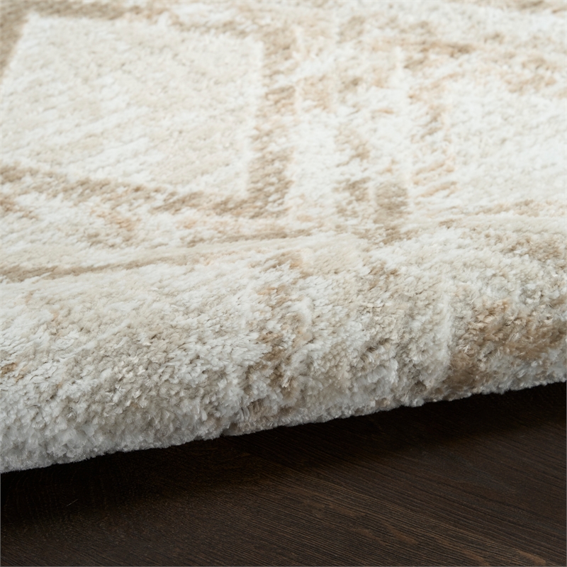Nourison Home Dekor 8' x 10' Polyester Ivory Taupe Area Rug
