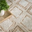 Nourison Home Dekor 8' x 10' Polyester Ivory Taupe Area Rug