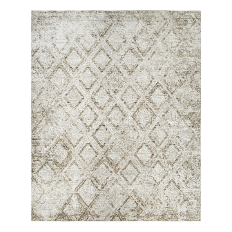 Nourison Home Dekor 8' x 10' Polyester Ivory Taupe Area Rug