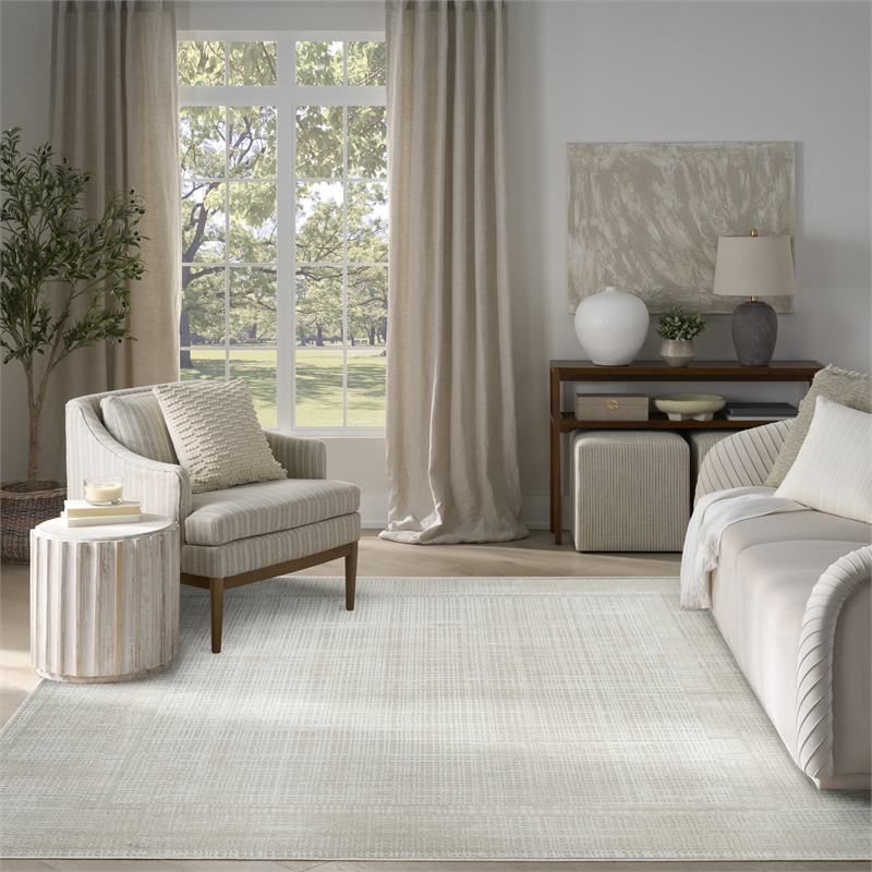 Nourison Home Dekor 8' x 10' Polyester Beige Area Rug