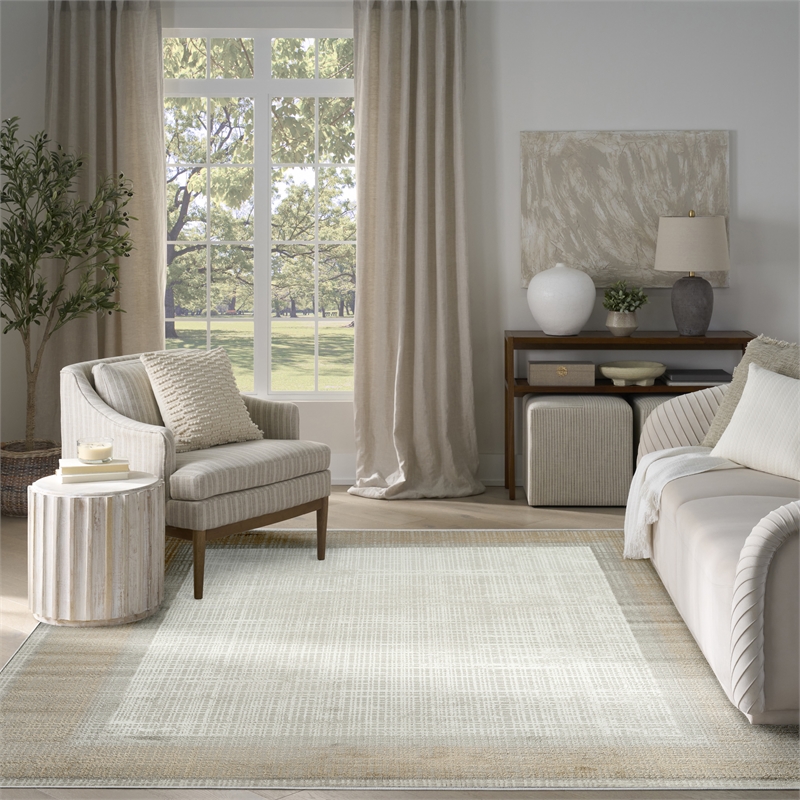 Nourison Home Dekor 8' x 10' Polyester Grey Area Rug