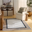 Nourison Home Dekor 5' x 7' PolyesterGrey Navy Area Rug