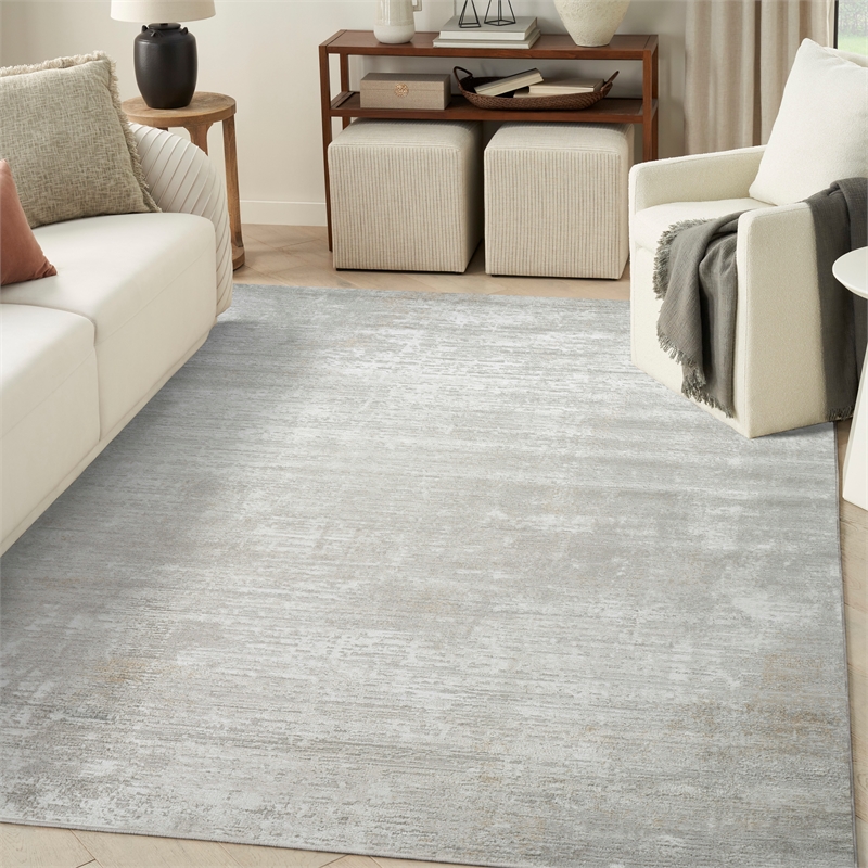 Nourison Home Dekor 8' x 10' Polyester Grey Area Rug