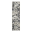 Nourison Home Concerto 10' Runner Fabric Ivory Grey Area Rug