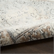 Nourison Home Concerto 2' x 4' Fabric Ivory Grey Taupe Area Rug