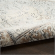Nourison Home Concerto 4' x 6' Fabric Ivory Grey Taupe Area Rug