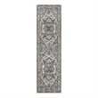Nourison Home Concerto 10' Runner Fabric Ivory Navy Area Rug